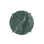 GUBI TS sohvapöytä, 40 cm, musta - vihreä marmori