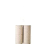 Audo Copenhagen Petite suspension grappe Hashira, lin brut