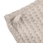 The Organic Company Big Waffle kitchen and wash cloth, stone