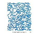 Paper Collective Comfort - Blue juliste
