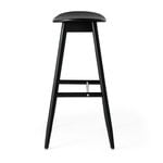 Massproductions Icha bar stool, 65 cm, black stained oak