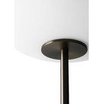Audo Copenhagen JWDA floor lamp, white marble - bronzed brass