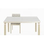 Artek Aalto extension table 97, birch - white