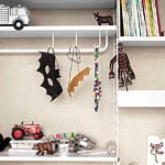 String Furniture String hooks for metal shelf, 5-pack, grey
