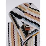 Missoni Home Accappatoio con cappuccio Curt, 160 nero multicolore, immagine extra