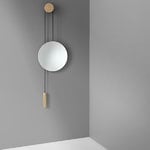 New Works Rise & Shine wall mirror, brass