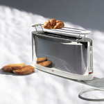 Alessi Tostapane SG68, acciaio-bianco