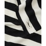 Tekla Pure new wool blanket, stripes, black