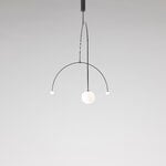 Michael Anastassiades Mobile Chandelier 9 riippuvalaisin, musta patinoitu messinki, tuotteen lisäkuva