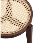 NORR11 Le Roi side table, dark smoked ash - rattan