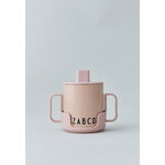Design Letters Kahva tritaanikuppiin tai juomalasiin, vaaleanpunainen