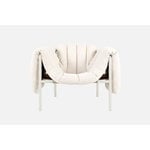 Hem Puffy lounge chair, natural - cream steel