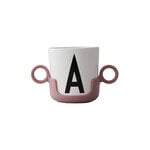 Design Letters Handle for kids cup, ash rose