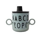 Design Letters Drink lid for Tritan glass or cup, black
