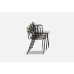 Woud Frame chair, black - beige Davis Sawana 17, extra image