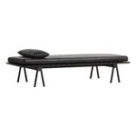 Woud Cuscino per daybed Level, pelle nera Envy