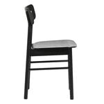 Woud Soma dining chair, black painted ash