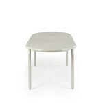 Tom Dixon Groove Obround ruokapöytä, putty, tuotteen lisäkuva