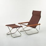 Nychair X Nychair X ottoman, Limited Edition, brown oak - mauve brown