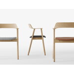 TAKT T24 Bow chair, Eiche - cognacfarbenes Spoor Zea Leder, extrabild