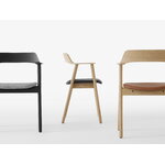 TAKT T24 Bow chair, Eiche - cognacfarbenes Spoor Zea Leder, extrabild