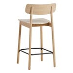 Woud Soma counter chair, 65 cm, white lacquered oak