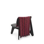 Tom Dixon Band plaid, 160 x 200 cm, bordeaux - noir, image extra