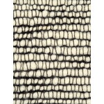 Tom Dixon Thread throw, 140 x 180 cm, black - white, extra image