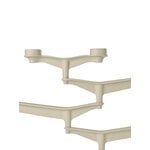 Tom Dixon Spin candelabra, putty, view 5