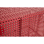 HAY Perforated floor cabinet, small, wine red, extra image