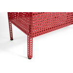HAY Perforated floor cabinet, small, wine red, extra image