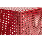 HAY Perforated floor cabinet, small, wine red, extra image