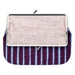 Marimekko Piccolo puolikas kukkaro Geldbörse, Aubergine - Hellblau - Hellrosa, extrabild