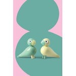 Kay Bojesen Denmark Easter Birds 2026, 6 cm, gelb - grün, 2 Stk., extrabild