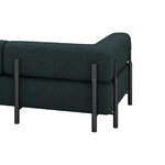 Hem Palo 2-seater sofa with armrests, pine