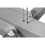 Hem Lustre Knuckle Linear, aluminium brossé