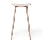 Massproductions Icha bar stool, 65 cm, white oiled oak