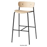 &Tradition Pavilion AV7 / AV9 bar stool, lacquered oak, extra image