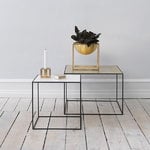By Lassen Twin 49 table black, cool grey/black stained ash