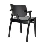 Artek Domus chair, stained black