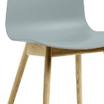 HAY About A Chair AAC12, lacquered oak - dusty blue