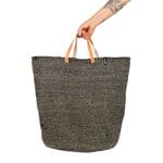 Mifuko Pamba floor basket, XL, grey sisal