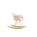 Vitra Eames RAR rocking chair, pale rose - chrome - maple