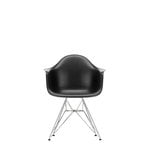 Vitra Eames DAR tuoli, deep black - kromi