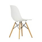 Vitra Eames DSW chair, white - maple