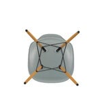 Vitra Eames DSW chair, light grey - maple