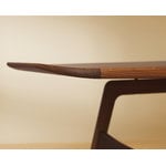 Warm Nordic Table basse Surfboard, teck