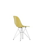 Vitra Eames DSR Fiberglass chair, light ochre - chrome