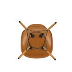 Vitra Eames DSW Fiberglass tuoli, dark ochre - vaahtera