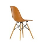 Vitra Eames DSW Fiberglass tuoli, dark ochre - vaahtera